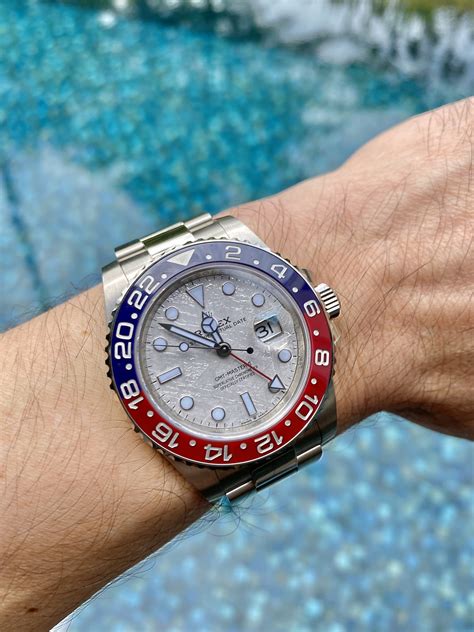 rolex meteorite gmt